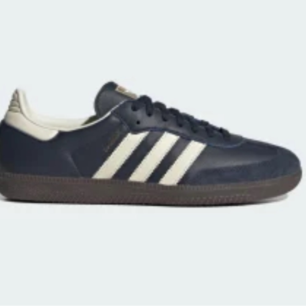 Adidas Samba Navy and White Sneakers